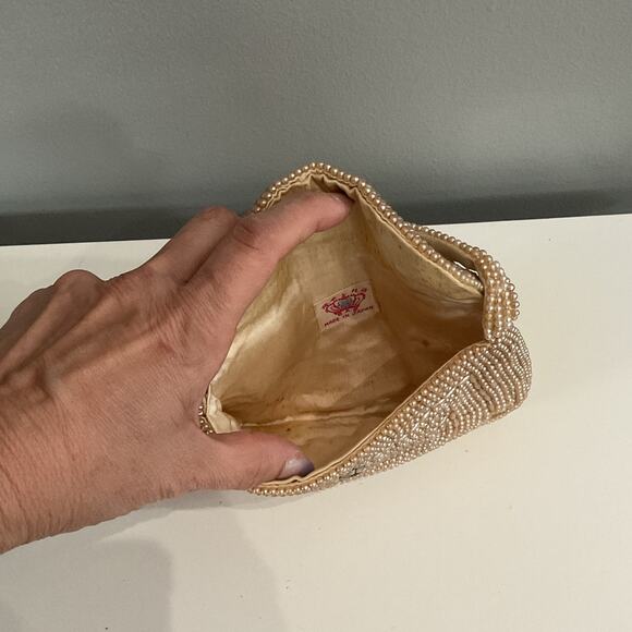 Reina Beaded Clutch Purse Handbag - Picture 3 of 4